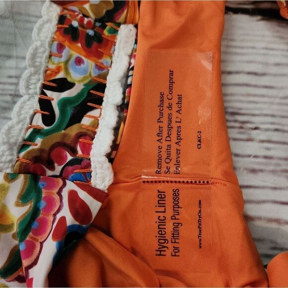 Lucky Brand Tropical Paisley Bikini Set Size Small NWOT - Picture 6 of 6